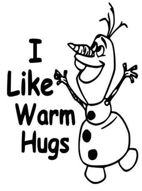 Olaf Warm Hugs Svg Christmas Svg For Cricutsilhouette Diy Etsy