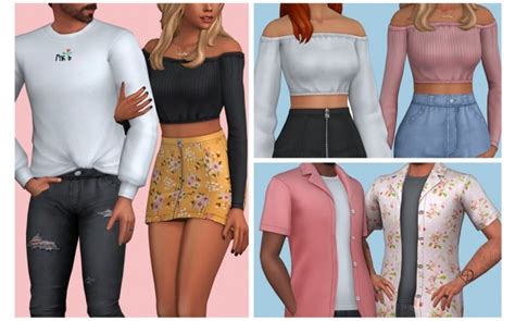 Axa Spring Collection 25 Cas Items At Aharris00britney Sims 4 Updates