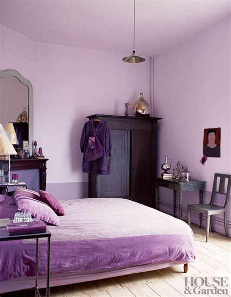 Home Decor Decorating Ideas And House Design Architectural Digest Purple Bedroom Walls