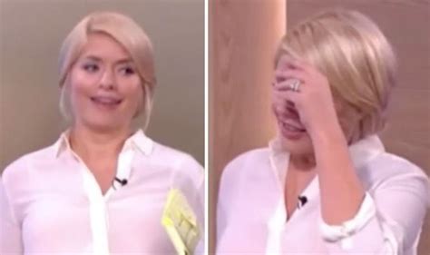 Holly Willoughby Almost Hits The Deck During Live Botox Injections