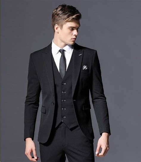 pin by barbaresso dan on tommy dunn slim fit suits wedding suits men black designer suits