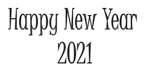 Happy New Year 2021 Png Clipart Png Mart