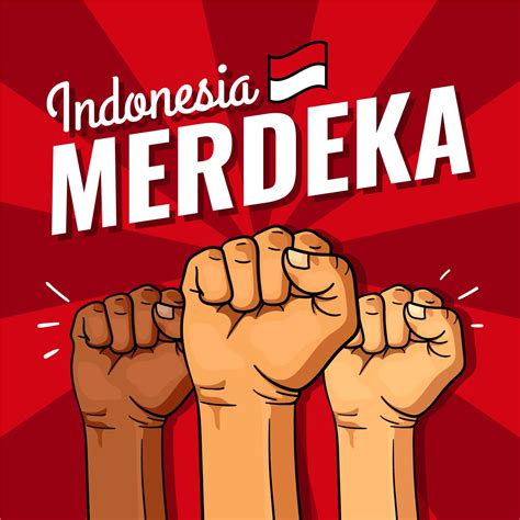 Merdeka is a word in the indonesian and malay language meaning independent or free. Merdeka Vector Art, Icons, and Graphics for Free Download
