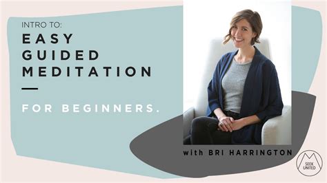 Intro To Easy Guided Meditation For Beginners Video 1 Youtube