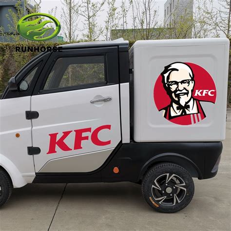 Eec L6e Certificated Mini Electric Van For Takeouts Delivery China