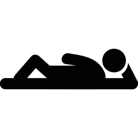 Person Laying On His Side Icons Free Download