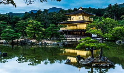 The Temple Of The Golden Pavilion Kyoto Japan Travel Past 50