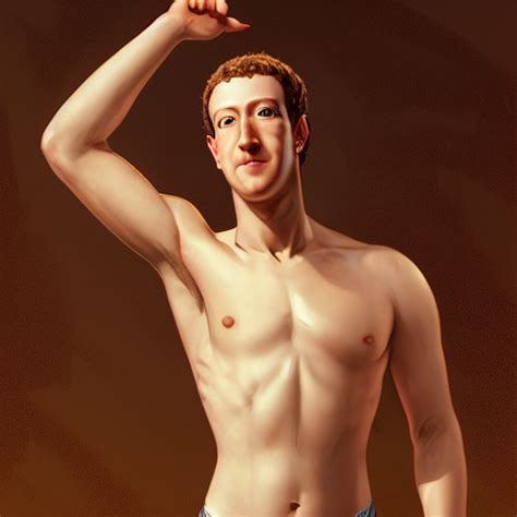 Prompthunt The Ultimate Gigachad Mark Zuckerberg Pale White And
