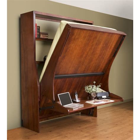 Diy Queen Murphy Bed With Desk