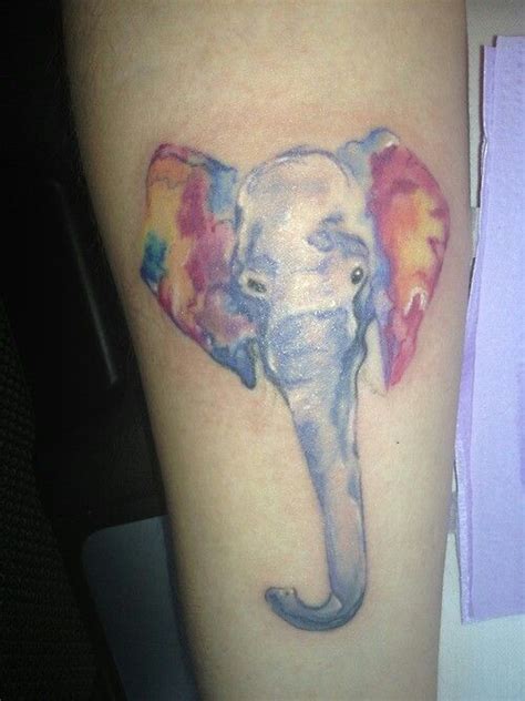 Watercolor Elephant Tattoo Ideas Yo Tattoo