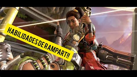 Explicaci N De Las Habilidades De Rampart Apex Legends Trailer