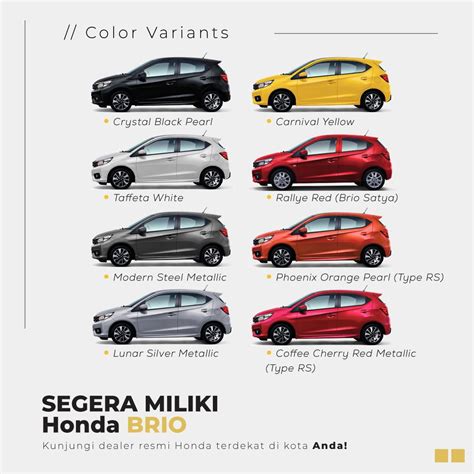 Promo Mobil Honda Brio 2020-2021 - Dealer Honda Lampung