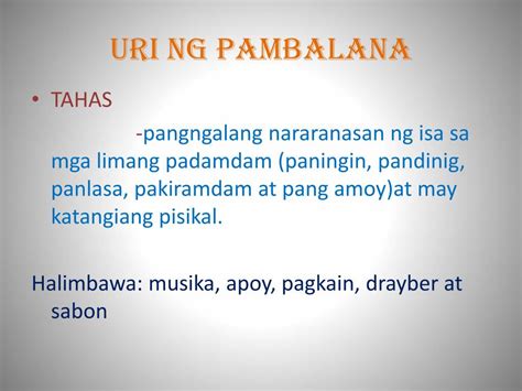 Mga Uri Ng Pangngalang Pambalana Images And Photos Finder