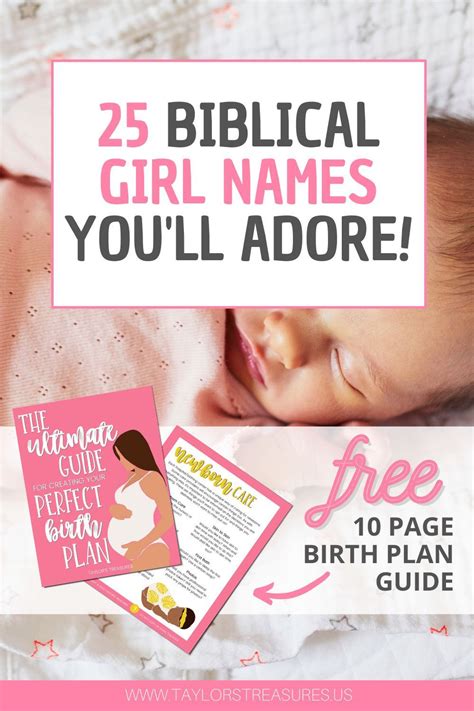25 Biblical Girl Names For Your Baby Girl Artofit