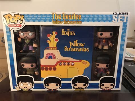 Funko Pop The Beatles Yellow Submarine 4 Pack Exclusive Vaulted Rare