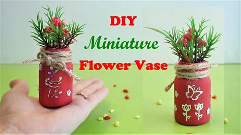 Diy Miniature Flower Vase Cute Desk Decoration Craft Ideas