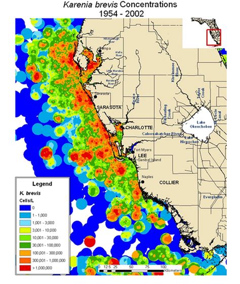 Red Tide Florida Map 2018 Map