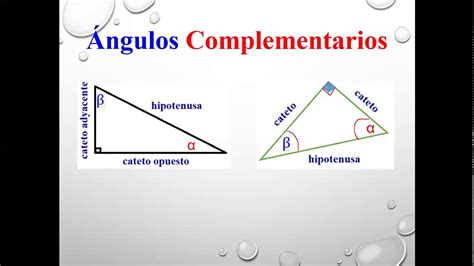 Trigonometría ángulos complementarios Matemática relacion de