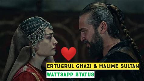 Ertugrul Ghazi And Halime Sultan Love Scenes Wattsapp Status Dirilis