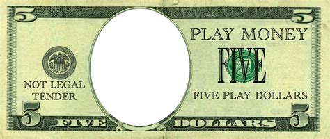 Add Your Own Face Play Money Templates png image