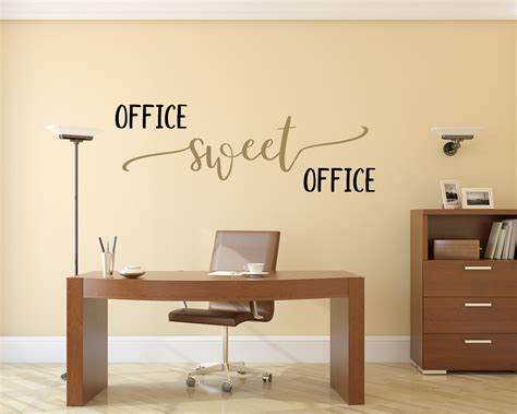 Office Wall Decal Office Sweet Office Office Decor Office Wall Art Office Sign Home Office