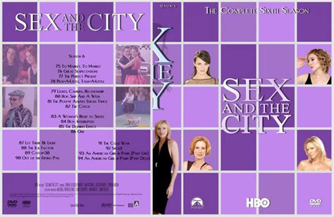 Sex And The City Season 6 Spanning Tv Dvd Custom Covers