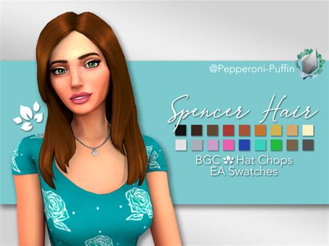 Spencer Hair Pepperoni Puffin On Patreon In 2022 Sims 4 Sims Spencer