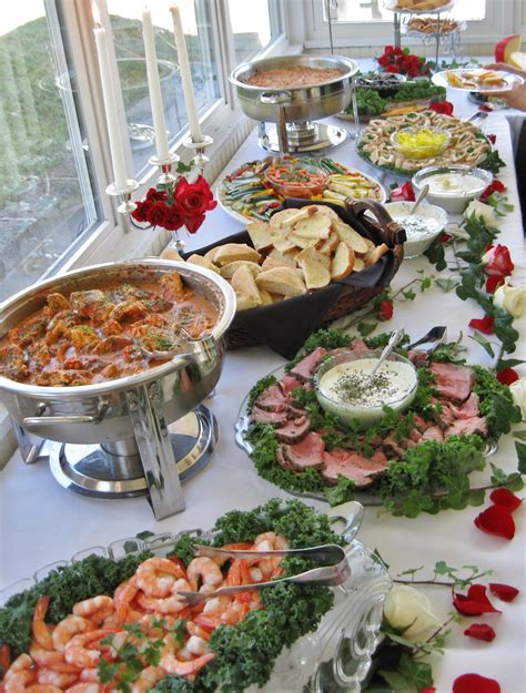 Another View Of Finger Foods At A Wedding Recpetion We Catered With