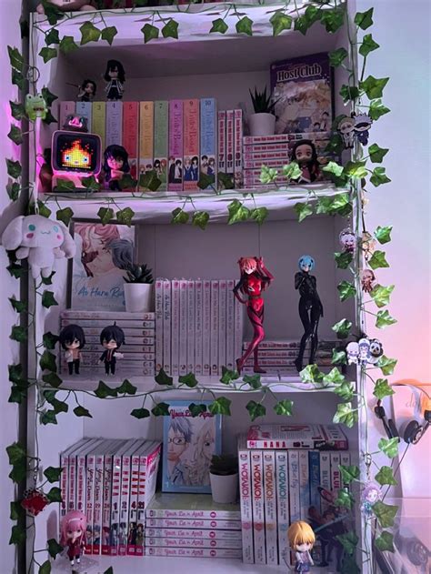 Manga Shelf In 2023 Pretty Room Chill Room Otaku Room