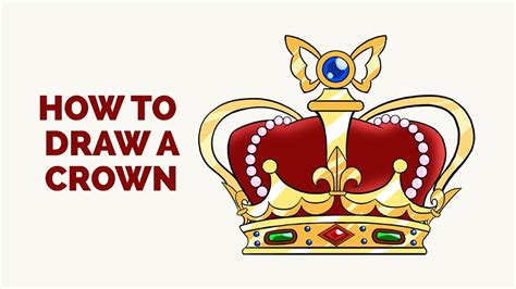 Learn How To Draw A Crown Easy Step By Step Drawiedit Description