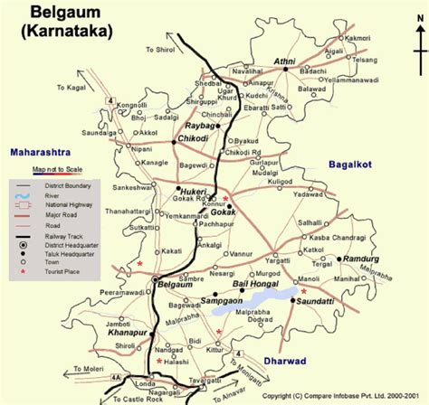 Index Map Of Belgaum District Download Scientific Diagram