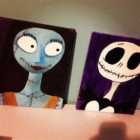 We Could Live Like Jack And Sally Paintings By Me Jack And Sally