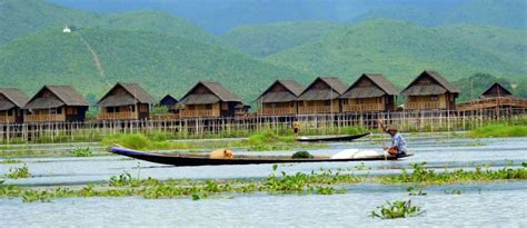 This Is Inlay Lakein Myanmar Tourist Tourist Attraction City Decor