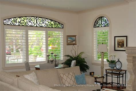 Faux Iron Window Insert Made In The Shade