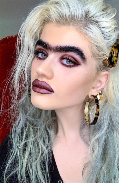 Model With Bushy Eyebrows Receives Death Threats Online The Advertiser