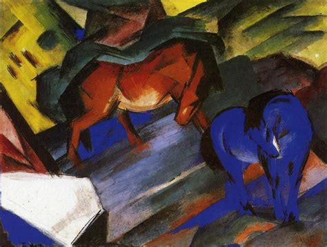 Red And Blue Horse 1912 Franz Marc