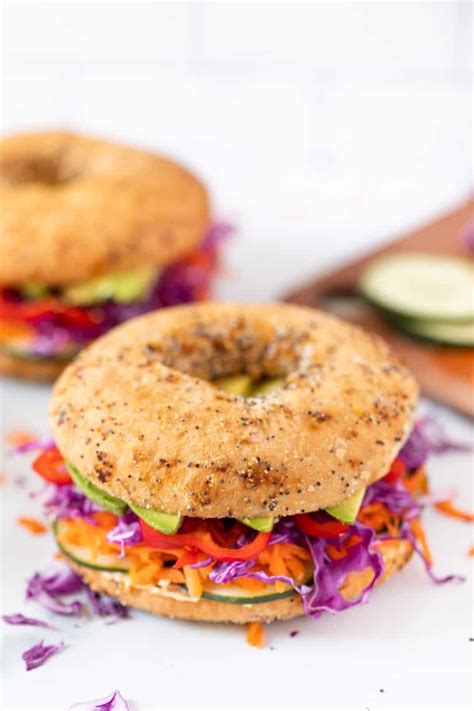 Healthy Vegan Bagel Sandwich Ideas Healthy Bagel Vegan Bagel Healthy Bagel Sandwich