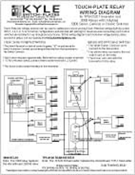 3 Wire To Touch Plate Low Voltage Wiring Diagram And Instructions