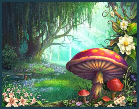 Glitter Fantasy Art Pictures Bing Images Enchanted Forest Mural