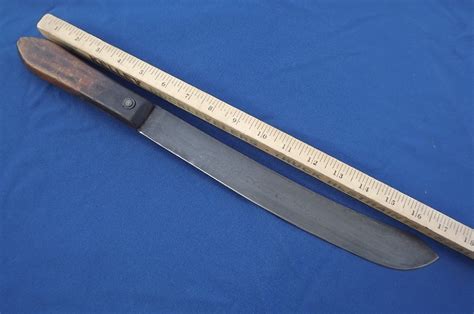 Antique J Askham And Son Sheffield Wapacut Large Butcher Knife From The