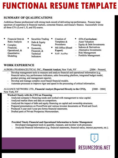 Maybe you would like to learn more about one of these? Functional resume format 2016: How to highlight skills!