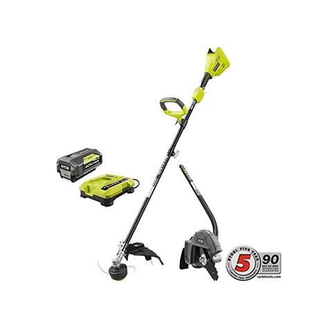 Buy Ryobi Expand It 40 Volt Lithium Ion Cordless String Trimmer Combo Kit With Edger Attachment