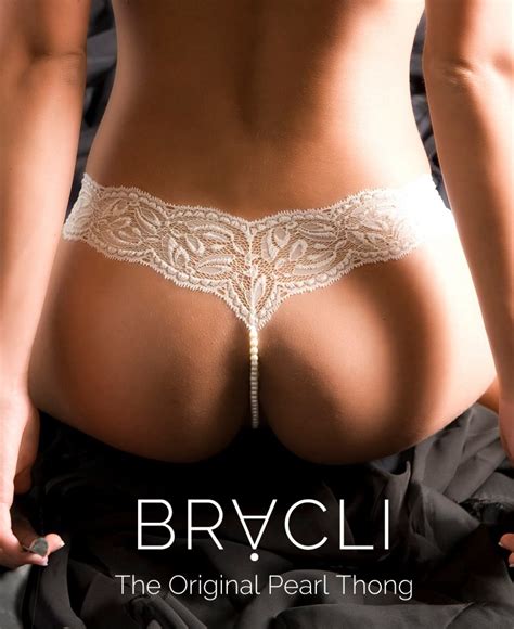 Bracli Lingerie Pearl Thongs Classic White Lingerie Torino