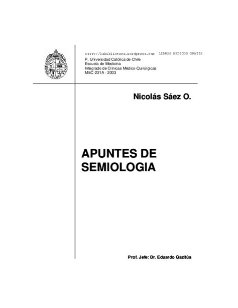Pdf Apuntes De Semiologia Sebastian Coronado
