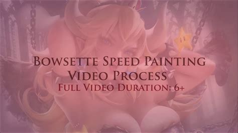 Bowsette Speed Painting YouTube