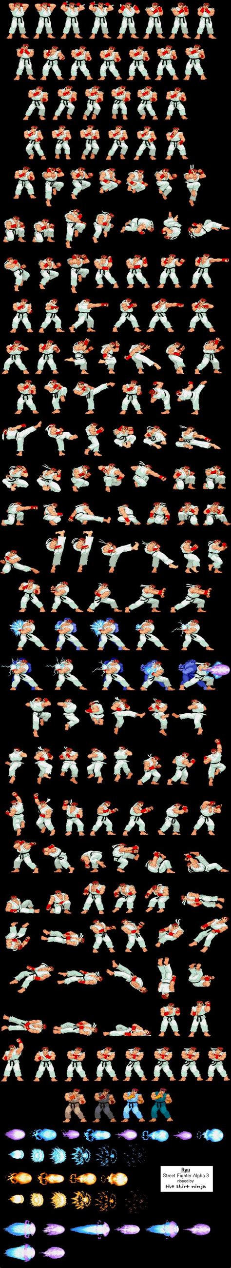 Megaman X Zero Sprite Sheet Street Fighter Ryu Sprite Sheet Gasealive