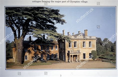 Glympton Park Estate Oxfordshire England Britain Editorial Stock Photo