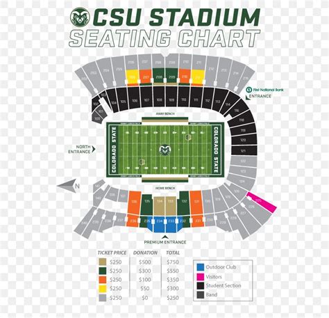 Csu Rams Football Stadium Seating Chart Elcho Table