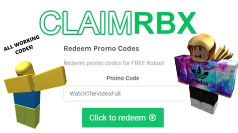 New Promo Codes For Claimrbx Roblox Free Robux January Youtube
