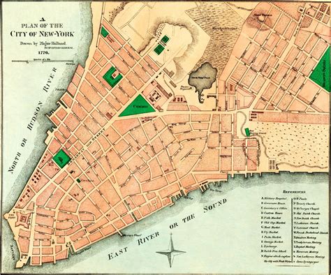 Map Of New York City 1776 New York 1776 Map New York Usa